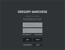 Tablet Screenshot of gregory-marchese.com